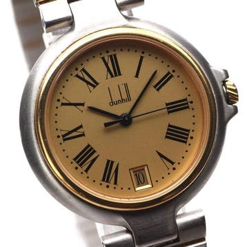Alfred Dunhill - Date – Roman Dial – Quartz - Zonder, Nieuw
