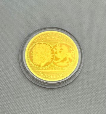 Salomonseilanden. 2017 Gold Stater Satyr, oro 1/100 Oz
