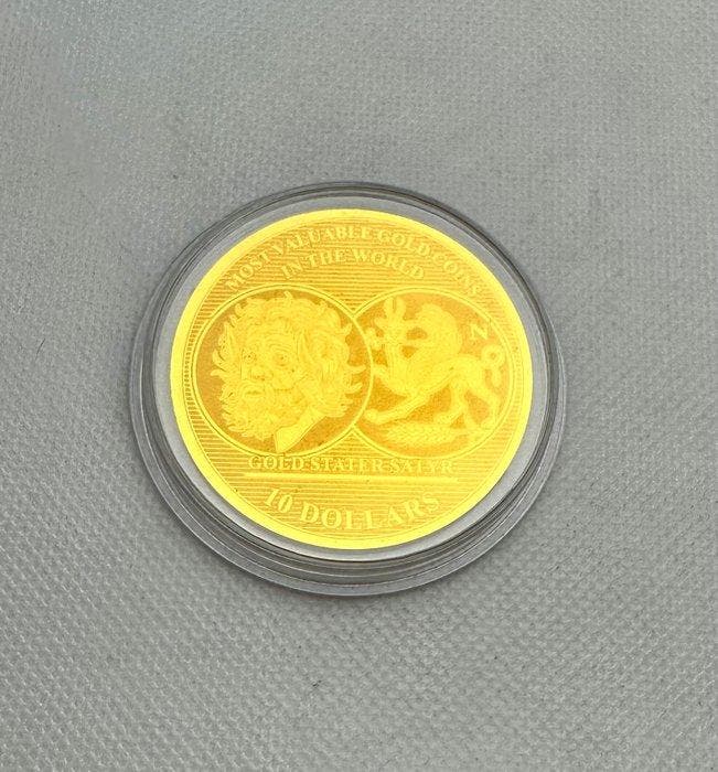 Salomonseilanden. 2017 Gold Stater Satyr, oro 1/100 Oz, Postzegels en Munten, Munten | Europa | Niet-Euromunten