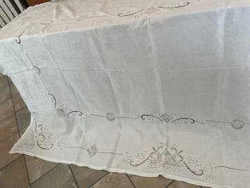Lavorazione Jacquard a motivi floreali - Tafelkleed (15) -