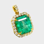 Sans prix de réserve - Pendentif - 14 carats Or jaune, IGI