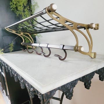 Art Deco, Barlington, Trein Wandkapstop - Porte-manteau -