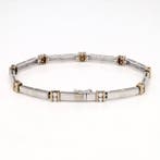 Armband - 14 karaat Witgoud, Geel goud Diamant (Natuurlijk), Nieuw