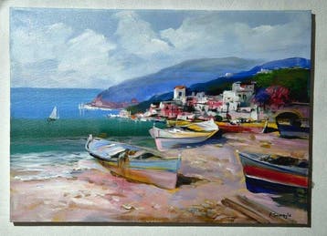 Mario Smeraglia (XX-XXI) - Porticciolo a colori