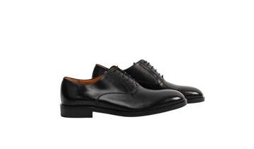TESTONI - 8 UK - 42 IT - Oxford Shoes Black Lux Calf -, Nieuw