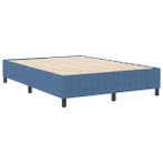 Blauw Boxspring Bed 140x200 | Retour Deal | 40% Korting!, Huis en Inrichting, Slaapkamer | Bedden, Simplistisch, 140 cm, Stof