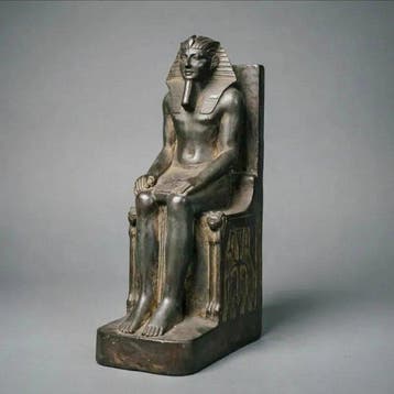 Beeldje - The seated statue of Thames III - Gemaakt van koud