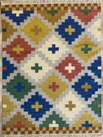 Kelim Modern - Vloerkleed - 191 cm - 146 cm, Antiek en Kunst