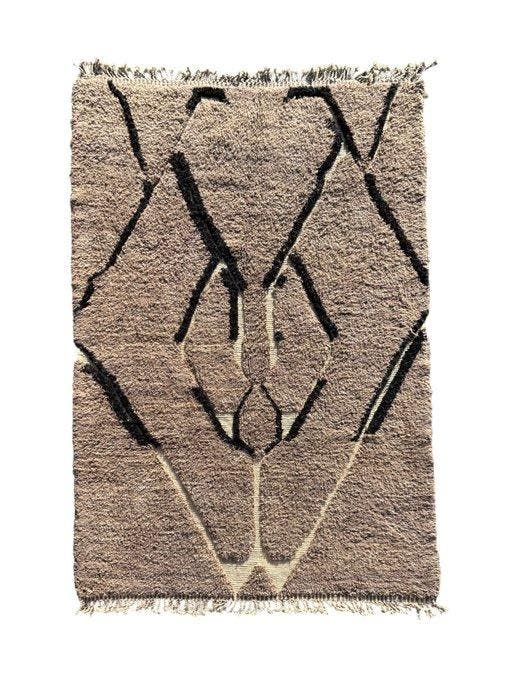 Groot Marokkaans Beni Ouarain tapijt – handgemaakt van wol –, Huis en Inrichting, Stoffering | Tapijten en Vloerkleden