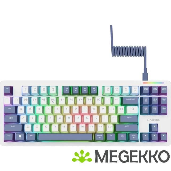 Trust GXT 872 Xyra TKL Mechanisch Gaming Toetsenbord, Computers en Software, Toetsenborden, Nieuw, Verzenden