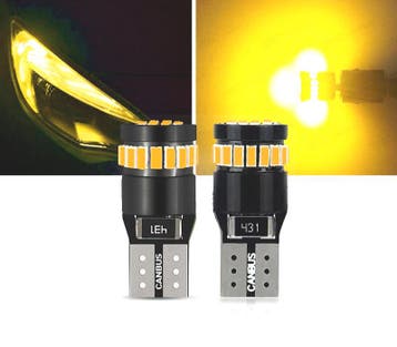 2 Ampoules Orange Clignotant Led W5W T10, Verzenden
