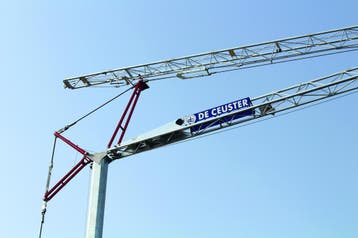Bouwkraan DB33 26 meter aan 0% rente! Gru Dalbe | De Ceuster, Kraan