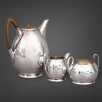 FSP - Fredericia Sølvvare Fabrik - Service à thé et café (3), Antiquités & Art