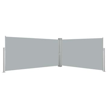 vidaXL Windscherm uittrekbaar 160x600 cm grijs, Verzenden