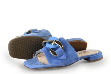Gabor Slippers in maat 38 Blauw, Slippers, Gabor, Gedragen, Verzenden