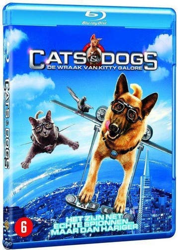 Cats and dogs de wraak van Kitty Galore (blu-ray tweedehands, Ophalen of Verzenden