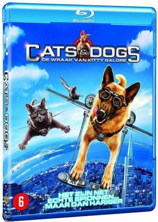 Cats and dogs de wraak van Kitty Galore (blu-ray tweedehands, CD & DVD, Blu-ray, Enlèvement ou Envoi