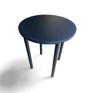 Bijzettafel rond zwart 45x45cm / 54cm hoog gebruikt (als, Ophalen of Verzenden
