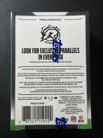 2025 Topps Resurgence Carte parallèle, Carte insérée,, Nieuw