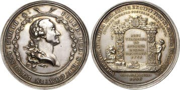 Zilver medaille 1781 Loewenstein-wertheim-virneburg Fried..., Verzenden