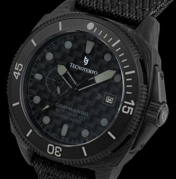 Tecnotempo - Commando - Forged Carbon & Titanium -, Nieuw