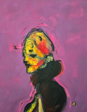 Arvydas Gaiciunas (Retne) - Le N-1 (XL) — Contemporary, Antiek en Kunst, Kunst | Schilderijen | Modern