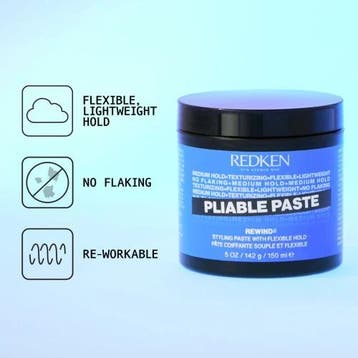 Redken Pliable Paste Texture, Verzenden, Nieuw, Gel, Wax, Haarlak of Mousse
