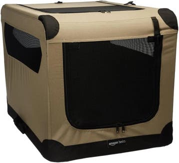 Amazon Basics opvouwbare reisbench hond 2 deuren M 76 cm, Ophalen of Verzenden, Nieuw