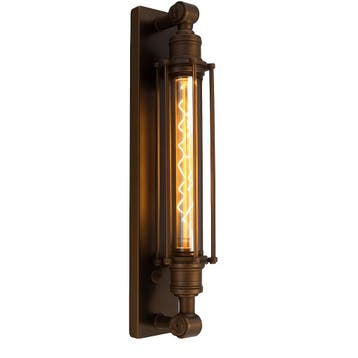 Wandlampen Muurlamp Astor Antiek Donker Messing, Huis en Inrichting, Lampen | Wandlampen, Verzenden, Nieuw