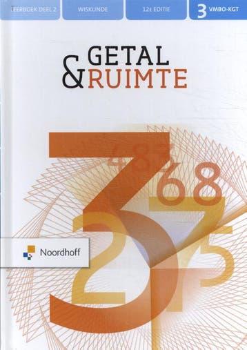 3 vmbo-kgt wiskunde / Getal & Ruimte / leerboek deel 2, Verzenden, Zo goed als nieuw, C.J. Admiraal