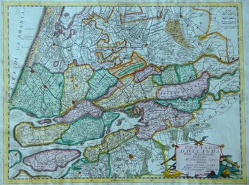 Nederland - Zuid-Holland; Vincenzo Coronelli (1650 - 1718) -, Nieuw