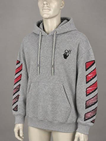 Off White - Sweater met capuchon, Nieuw