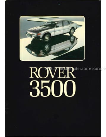 1977 ROVER 3500 BROCHURE NEDERLANDS, Ophalen of Verzenden, Nieuw