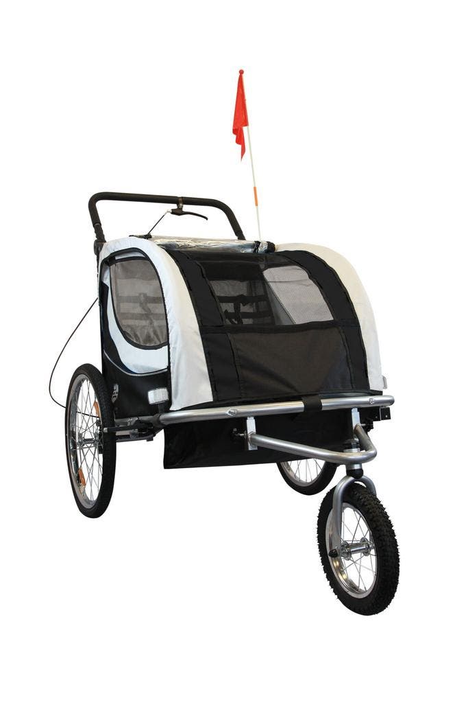 Fietskar Kind Zwart Wit | Premium | OP=OP, Auto diversen, Aanhangers en Bagagewagens, Nieuw, Ophalen of Verzenden