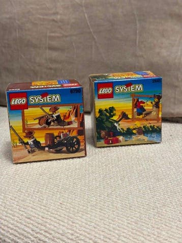 Lego Set - Western - 6790 Bandit with Gun - 2845 Indian, Nieuw