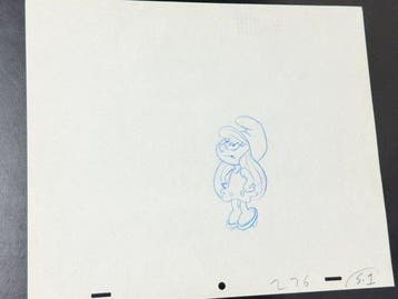 Hanna-Barbera - Originele animatietekening van Smurfette -, Cd's en Dvd's, Nieuw in verpakking