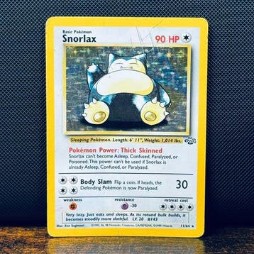 Pokémon Card - Snorlax Holo 11 - Pokémon - WOTC, Nieuw