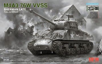 Rye Field Model RFM5135 M4A3 76W VVSS Sherman Late Standard, Verzenden, Overige typen