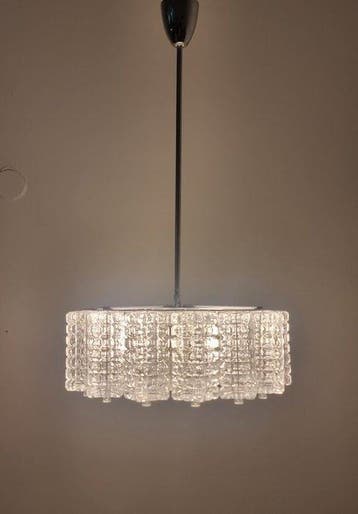 Austrolux - Lampe à suspendre - Verre, Métal