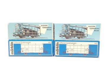 Märklin H0 - 4656 - Modeltrein goederenwagon (4) - 4x, Nieuw