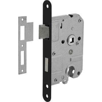 Woningbouw cilinder dag- en nachtslot zwart 55 mm - voor..., Ophalen of Verzenden, Nieuw, Overige materialen, Slot