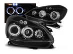 Angel Eyes koplampen Black geschikt voor Renault Clio 3, Auto-onderdelen, Verzenden, Nieuw, Renault