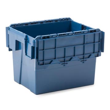 Distributiebak 400x300x320 mm euronorm blauw kunststof, Ophalen of Verzenden, Nieuw