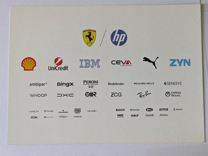 Scuderia Ferrari - Formula One - Lewis Hamilton - Poster, Verzamelen, Automerken, Motoren en Formule 1