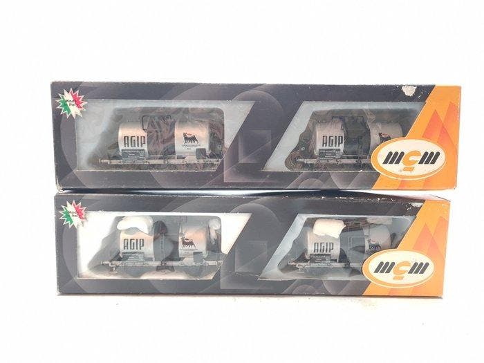 MGM H0 - 3022 - Modeltrein goederenwagon (4) - 4x, Hobby en Vrije tijd, Modeltreinen | H0