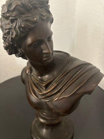 Buste, Apolo - 30 cm - Brons