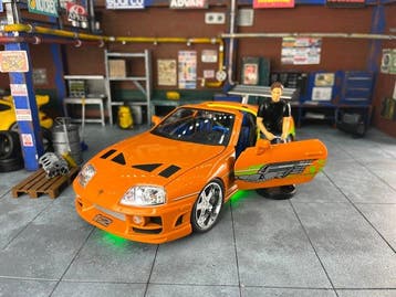 Jada Toys 1:18 - Modelauto - Brians Toyota Supra 1995 Movie
