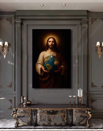 Alberto Ricardo (XXI) - Cristo, la mirada incredula, Antiek en Kunst