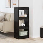 vidaXL Boekenkast Zwart eiken 37 x 30 x 103 cm Bewerkt hout, Verzenden, Nieuw