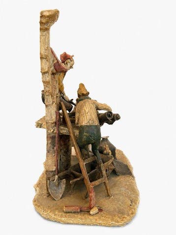 Toni Moretto - Figurine - La Sciosciola - Terre cuite